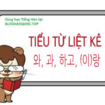 Hướng dẫn chi tiết: Cách sử dụng tiểu từ liệt kê 와, 과, (이)랑, 하고 trong tiếng Hàn